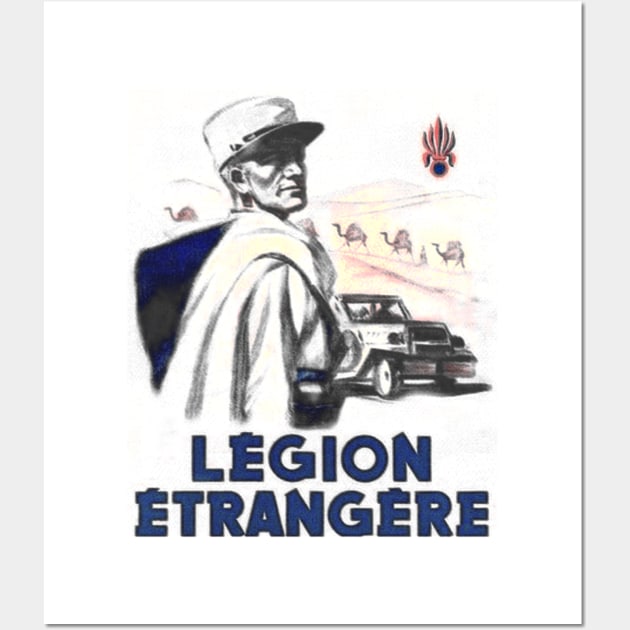 Legion Etrangere Foreign Legion Wall Art by parashop